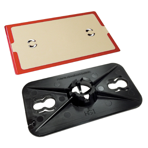 ZIPWALL TEATHER HEAD AND PLATE