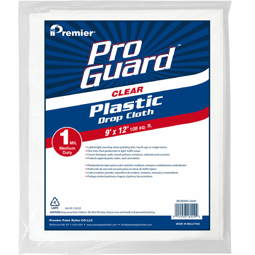 PLASTIC DROP CLOTH 9X12 1 MIL