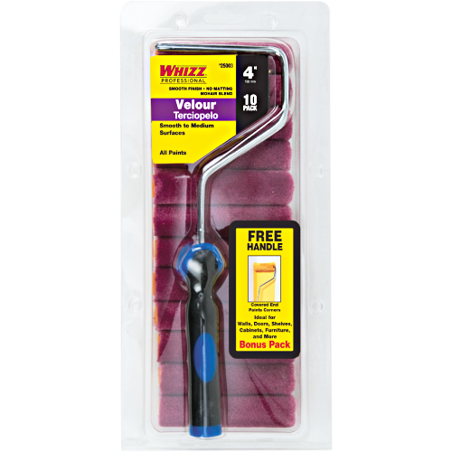 WHIZZ VLOUR 4" COVER 10 PAK