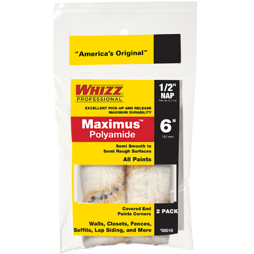 WHIZZ 6" x 1/2" GOLD STRIP 2PK