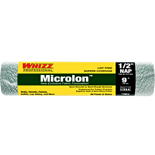 WHIZZ MICROLON 9IN X 1/2"