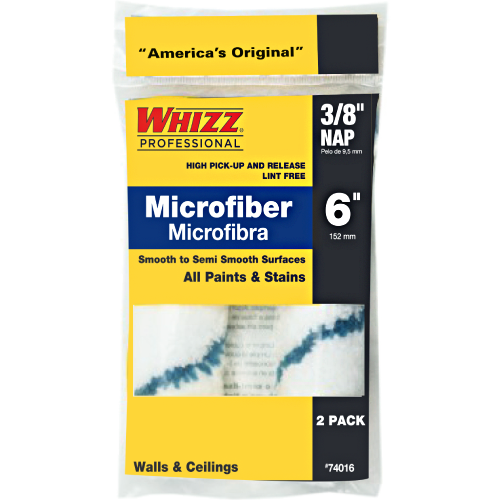 WHIZZ MICROFBR 6IN REFILL 2 PK