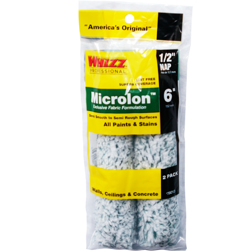 WHIZZ MICROLON 6IN X 1/2IN 2PK