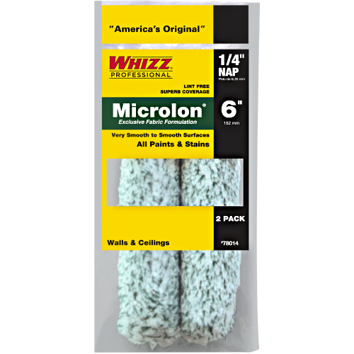 WHIZZ MICROLON 6IN X 3/8IN 2PK