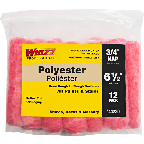 PINK POLYESTER 3/4 X 6.5 12PK