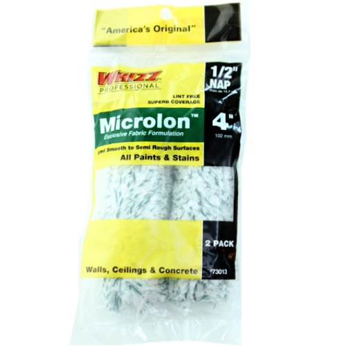 WHIZZ MICROLON 4IN X 1/2IN 2PK