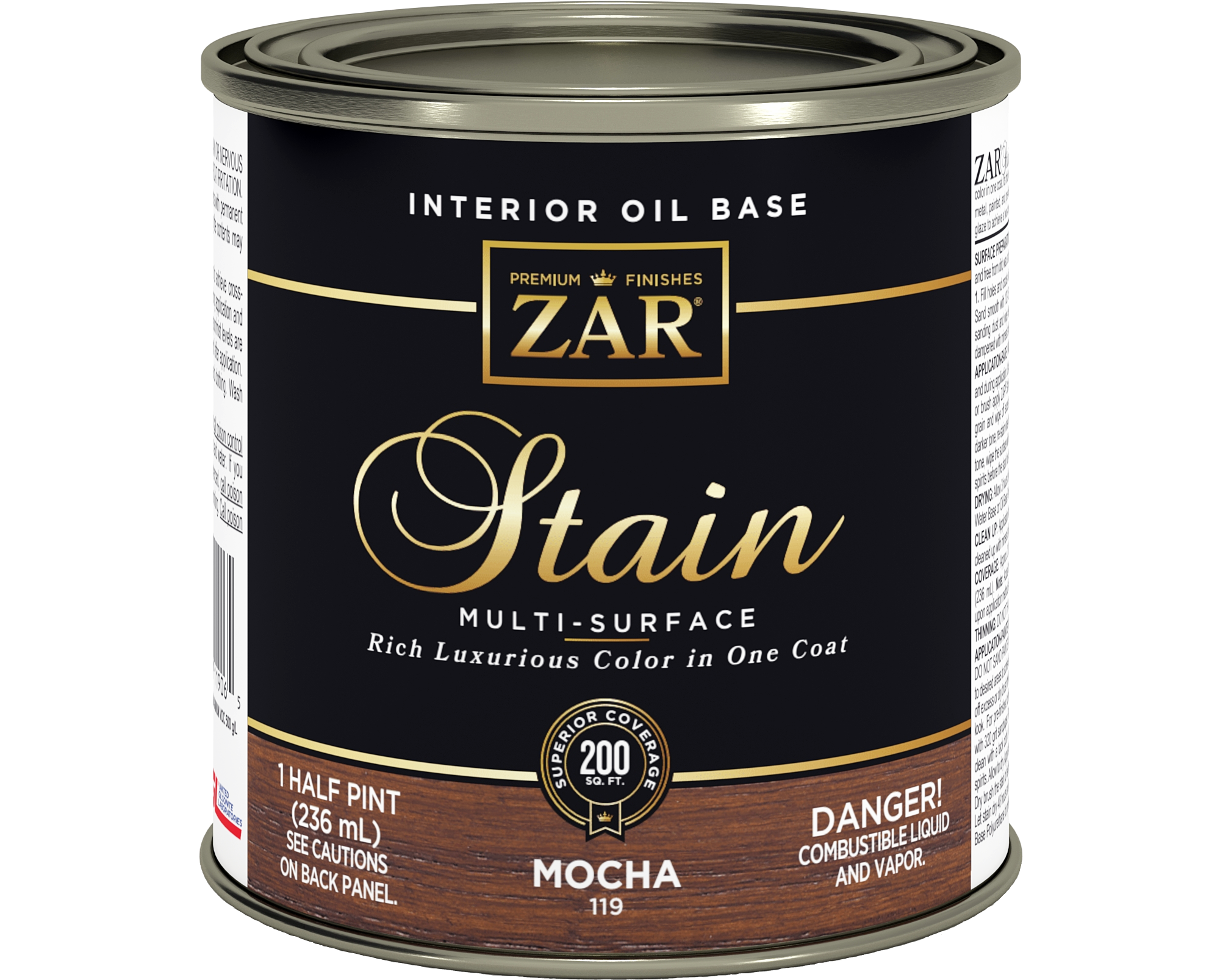 ZAR MOCHA 1/2 PINT