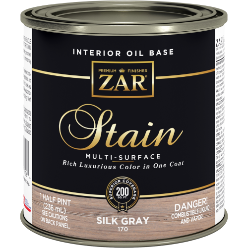 ZAR SILK GRAY 1/2 PINT