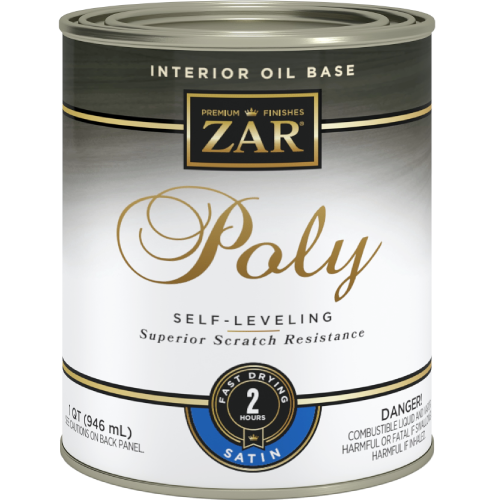 ZAR INT OIL POLY SATIN QUART