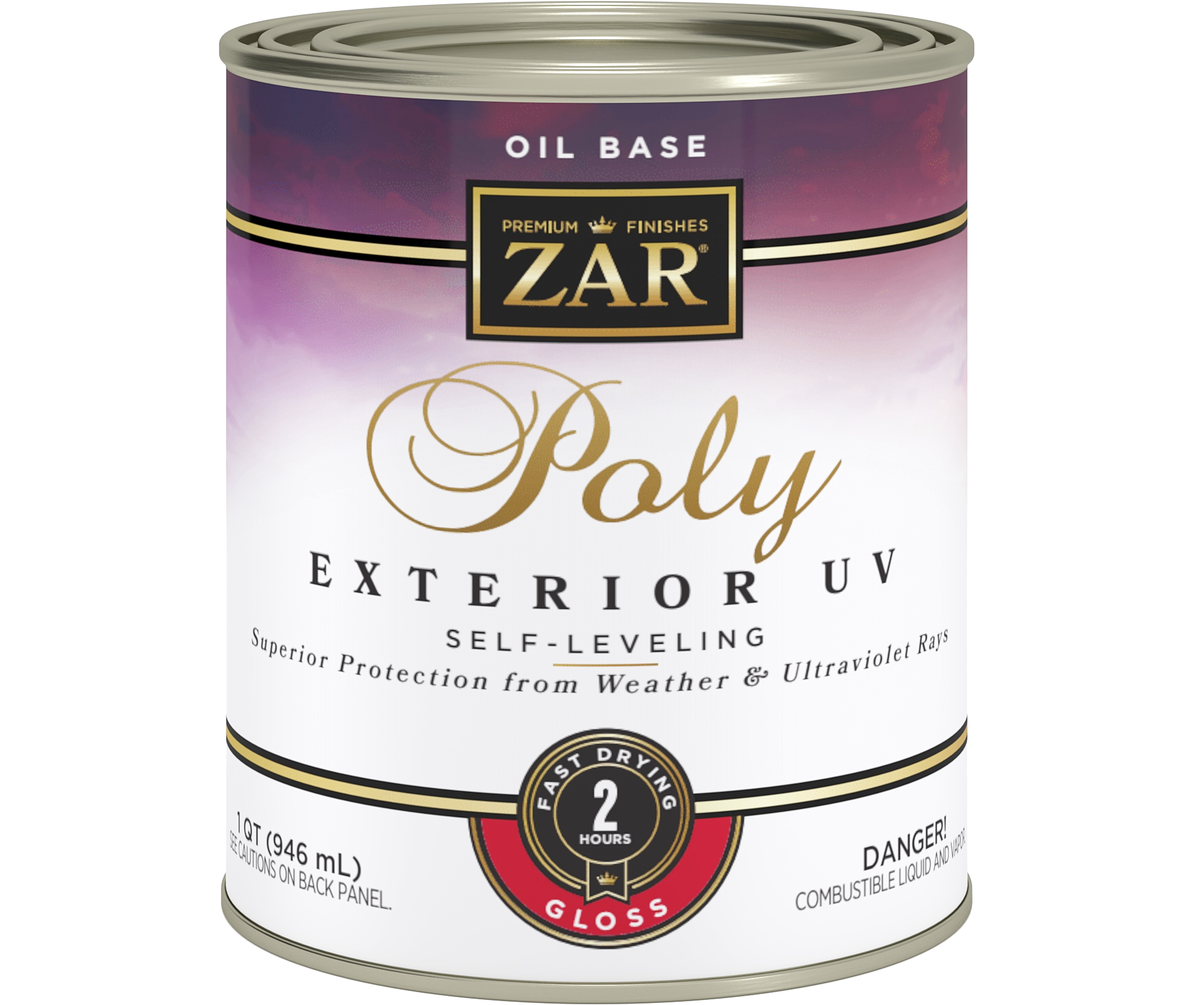 ZAR UV OIL EXT POLY GLOSS QT