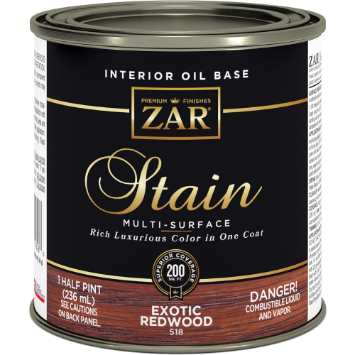 ZAR EXOTIC REDWOOD 1/2 PINT