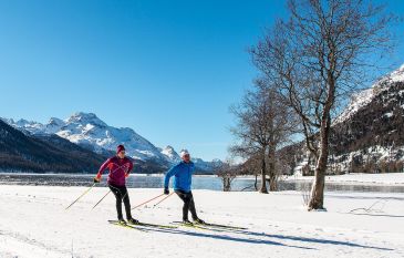 Langlaufferien-Package mit Genussloipe im Engadin