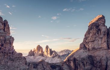 The famous Dolomites at the Hotel Rudolf