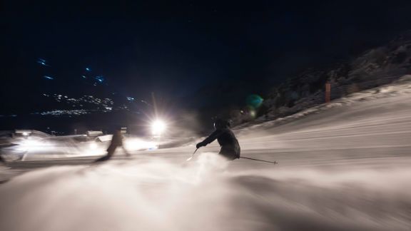 Corvatsch Snow Night