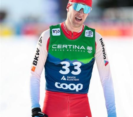 So close, @bedaklee 😬🇨🇭 Swiss Athletes at Davos Nordic▶️ 20 km Pursuit classic, 5th stage of the @fiscrosscountry Tour de Ski🇨🇭 Men6. Beda KLEE, personal best20. Cyril FAEHNDRICH43. Antonin SAVARY🇨🇭 Women15. Nadine FAEHNDRICH21. Nadja KAELIN27. Anja WEBER29. Giuliana WERRO32. Desiree STEINER📸 @nordicfocus ..#Swiss #Schweiz #davosklosters #davos #DavosNordic #morning #FIS #crosscountry #tourdeski #langlauf #sprint @swisscrosscountryteam