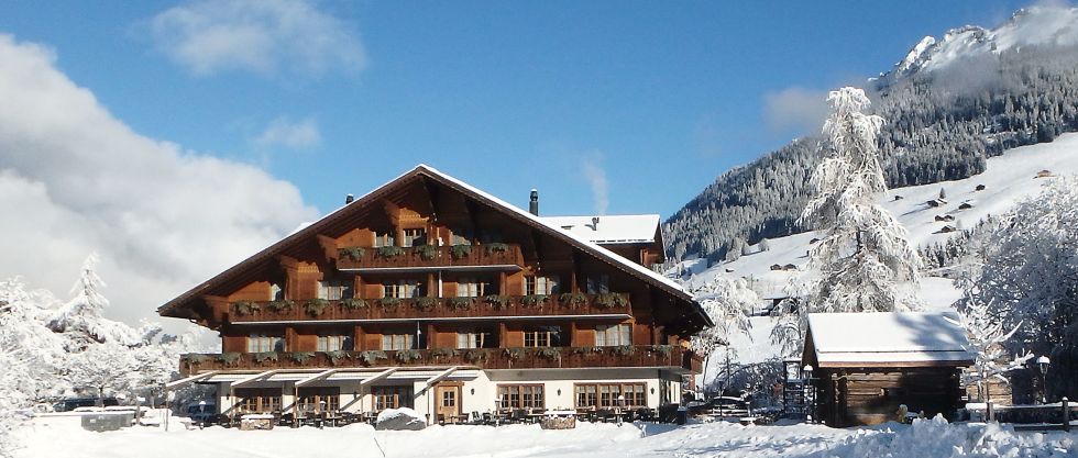 Hotel Alpenland - Lauenen-Gstaad - Aussenansicht Winter