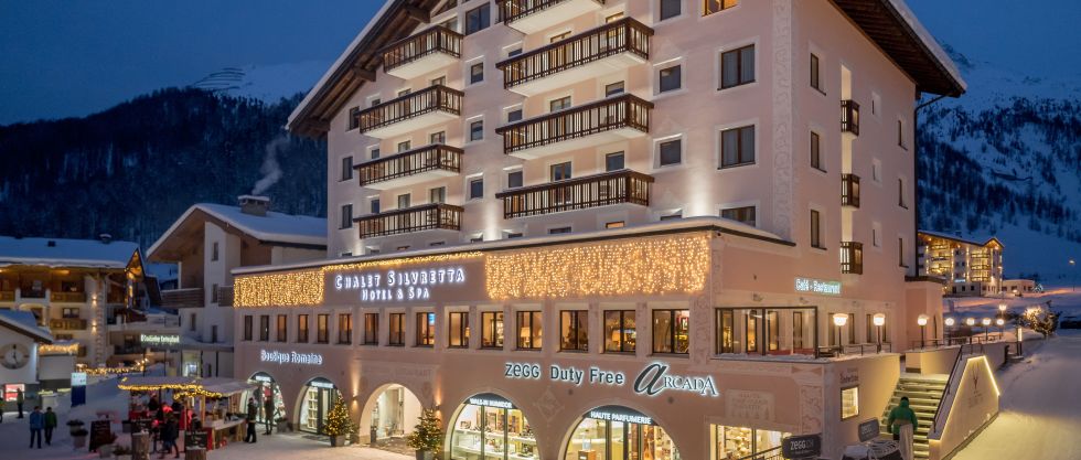 Aussenaussicht Chalet Silvretta Hotel & Spa Winter