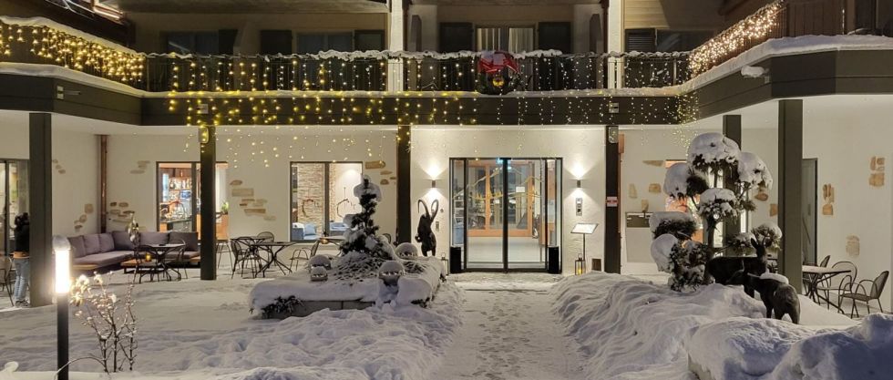 Winter in Les Paccots Boutiquehotel La Corbetta