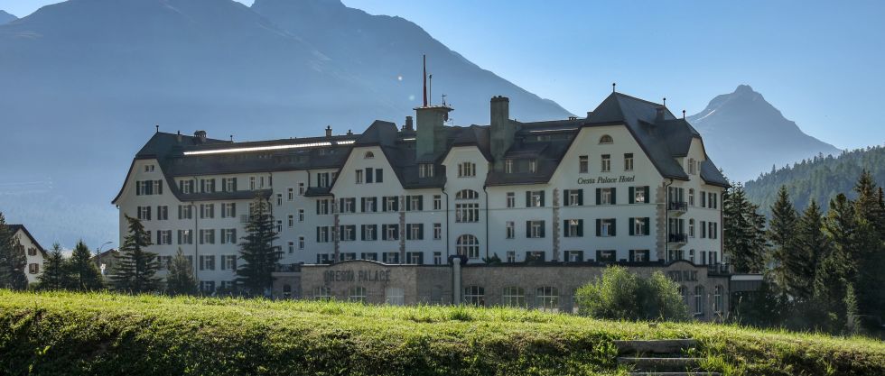 Cresta Palace Celerina - St. Moritz - Aussenansicht Detail