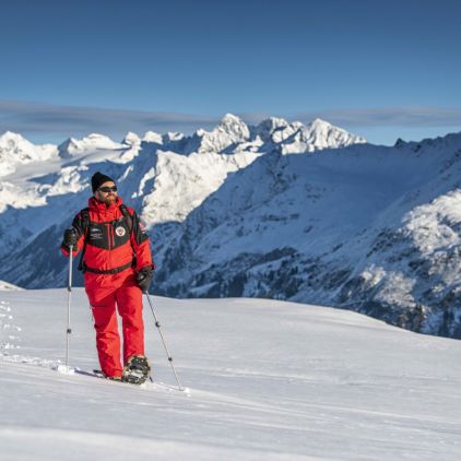 Privatunterricht Schneeschuhwandern Halbtags