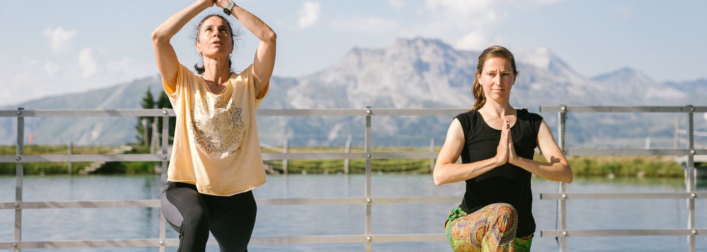 Yoga auf der Madrisa 