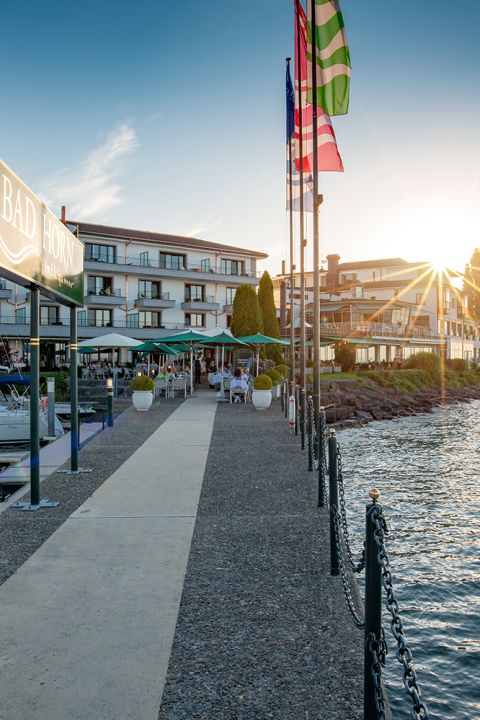 TCS - Hotel Bad Horn, wo selbst die Wellen gerne anlegen