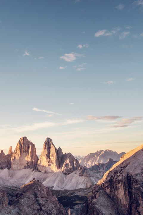 The famous Dolomites at the Hotel Rudolf