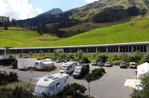 Campingstellplatz Davosersee