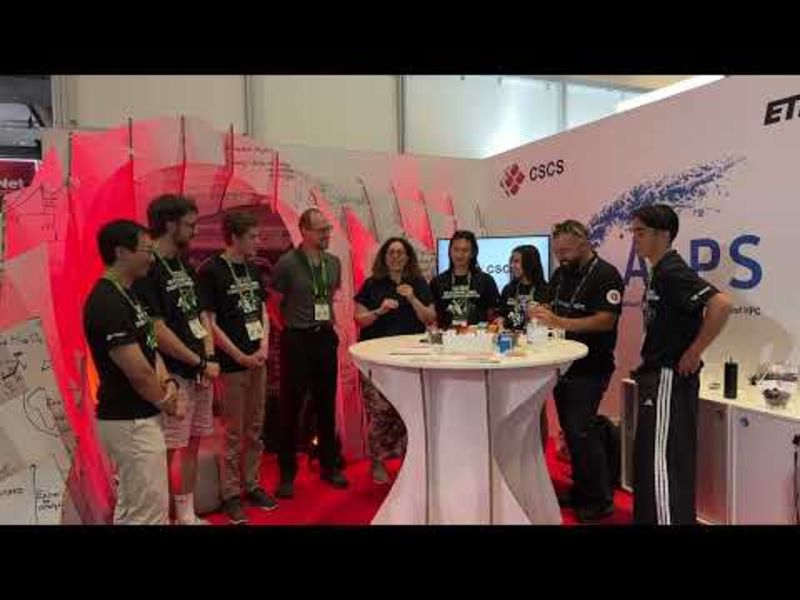 CSCS@ISC26 ETH Team RACKlette competing at the ISC26 Student Cluster Competition