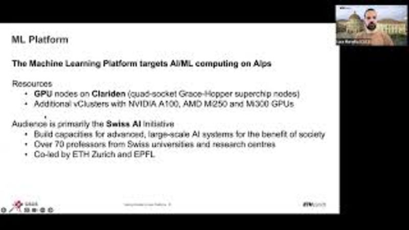 Webinar “Getting started on Alps platforms"