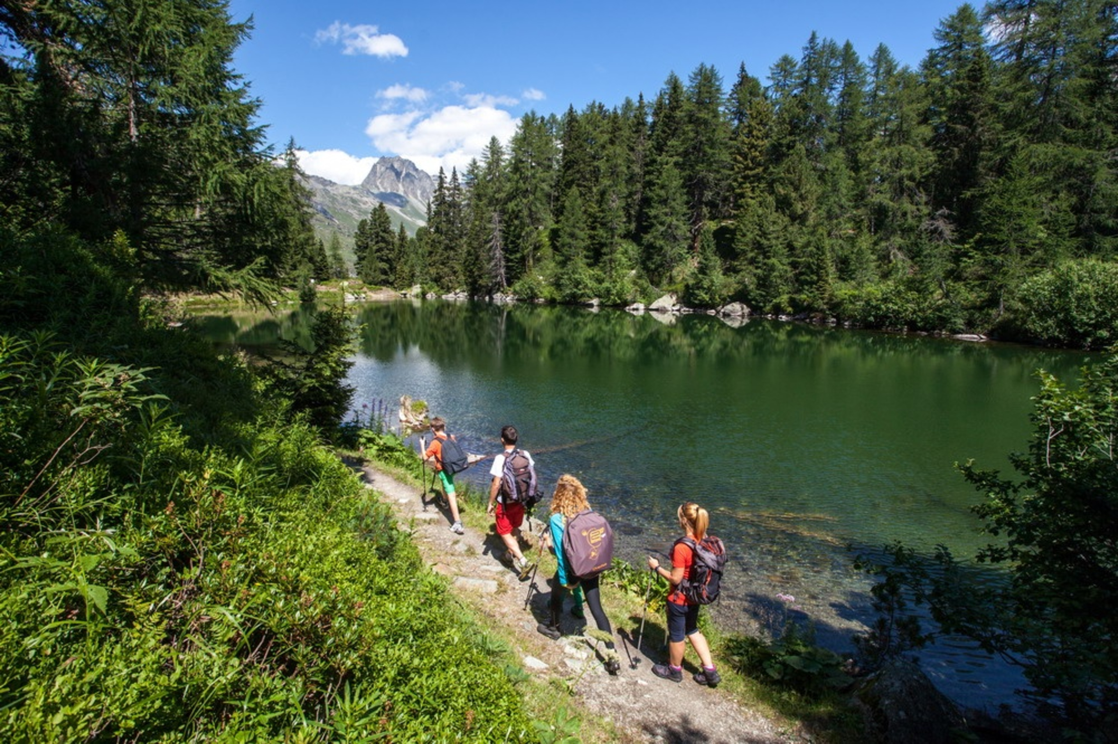 Maloja - Motta Salacina - Lägh da Cavloc - Maloja