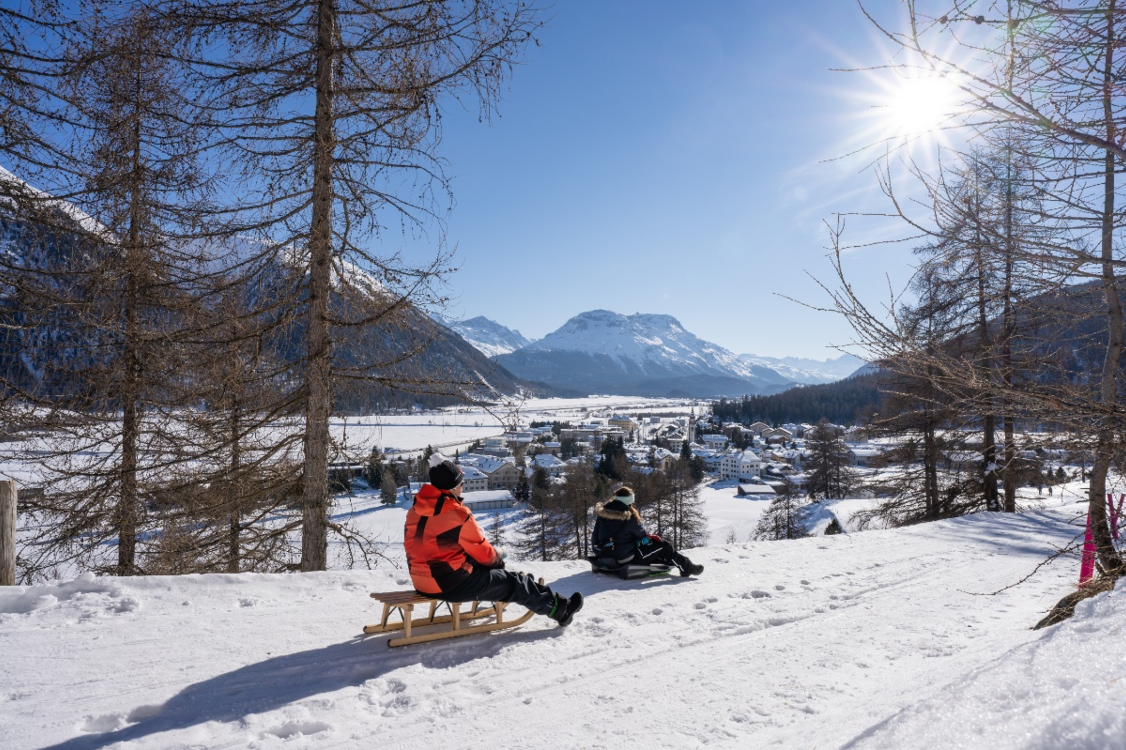 Sledging run Crasta Mora