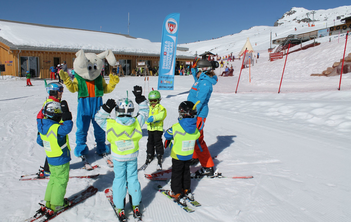 Kinder Ski Ganztags Blue League