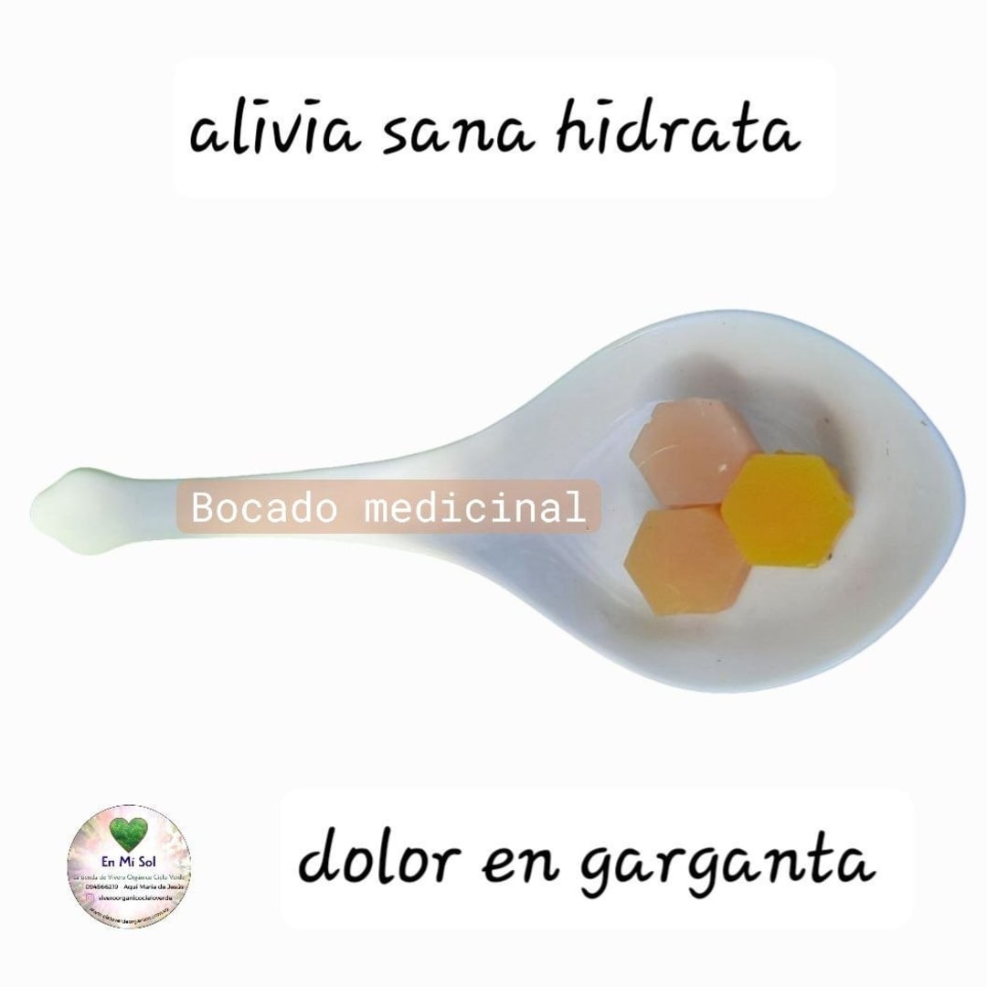 Bocados Medicinales para dolor en garganta  - 9 unidades - Imagen 1
