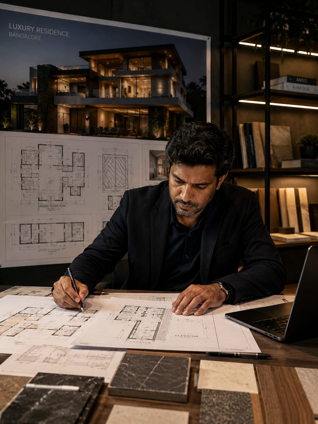 Architect Designed Luxury Villa with Integrated Residential Elevator and Home Lift