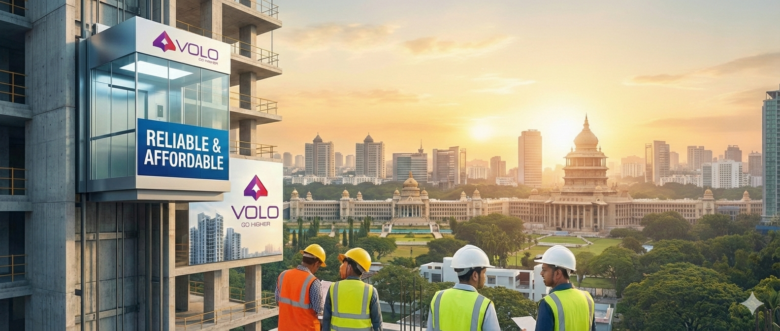 Elevator planning support for builders in Bangalore by Volo Lifts and Elevators