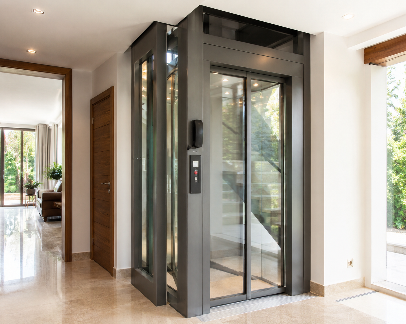 Hydraulic Home Elevator Bangalore for Villas Duplex Homes by Volo Lifts