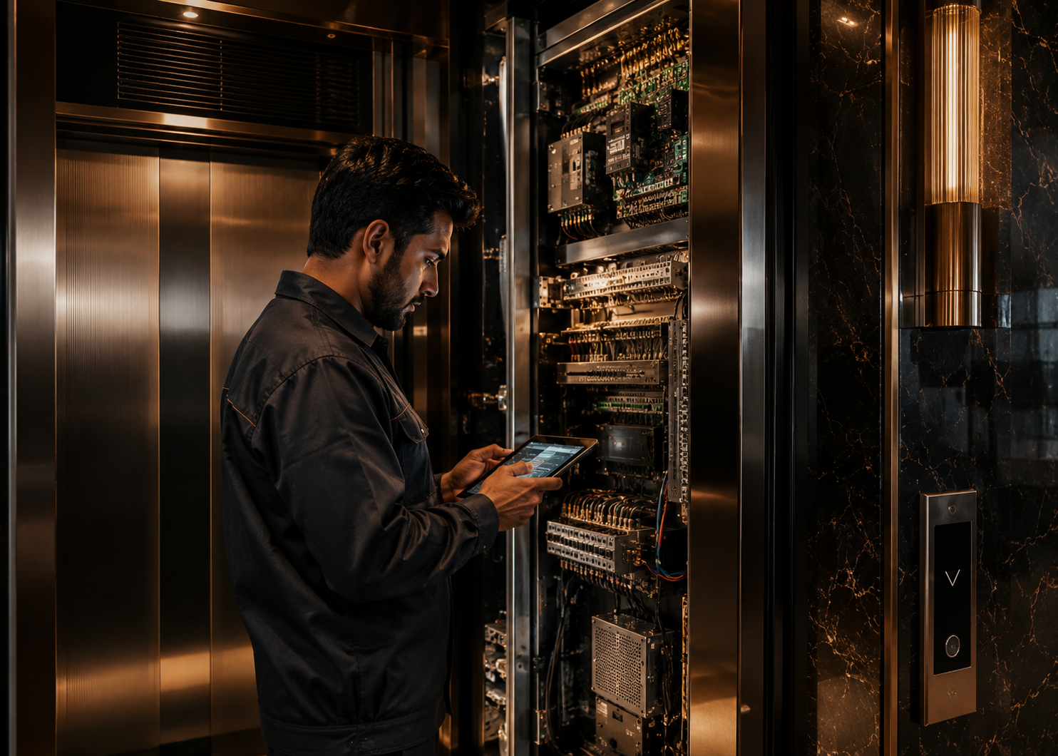 VOLO lift AMC diagnostics for apartment elevators in Bangalore