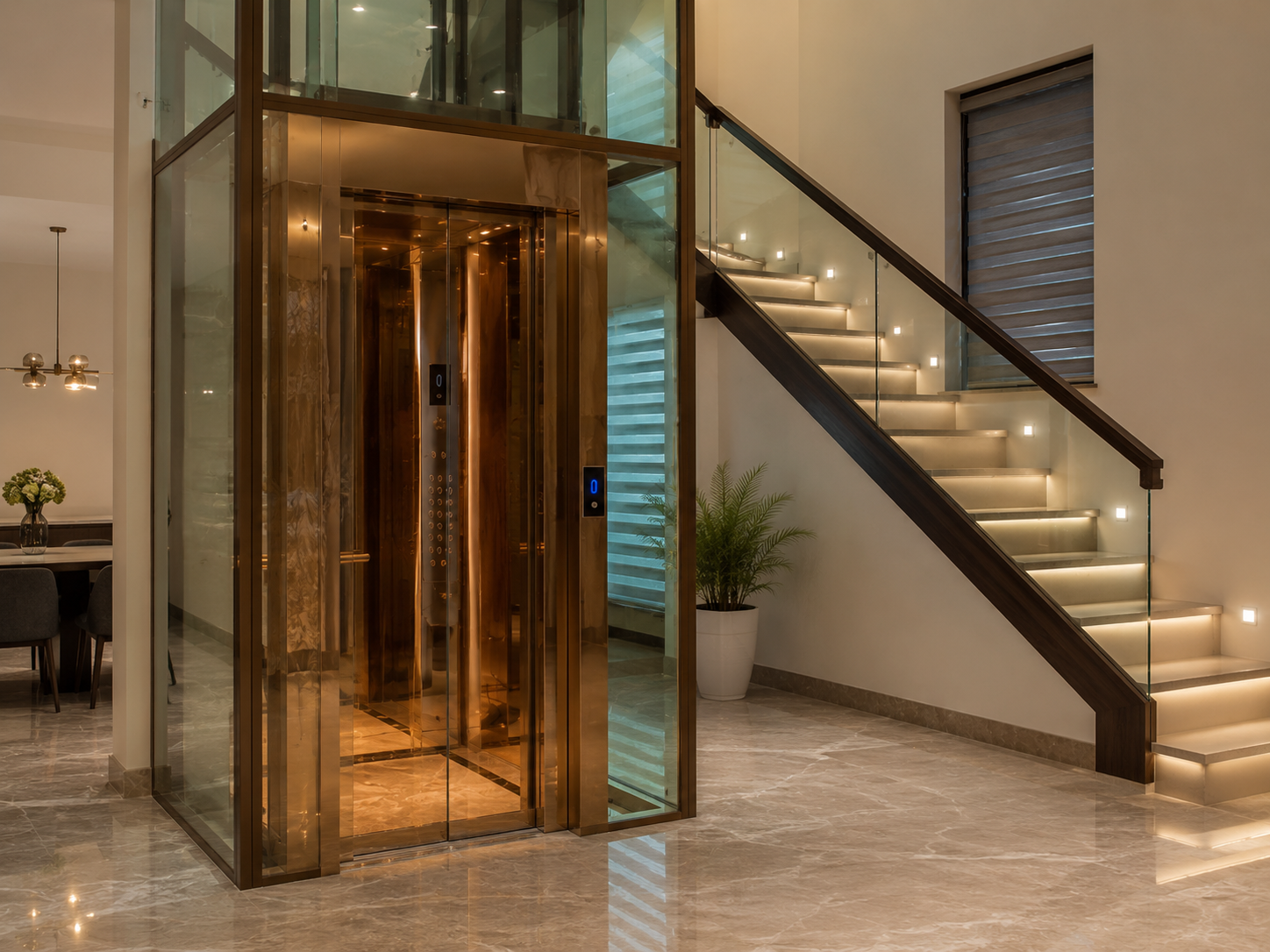 Premium Residential Elevator Installation in Sarjapur Road Bangalore Duplex Residence