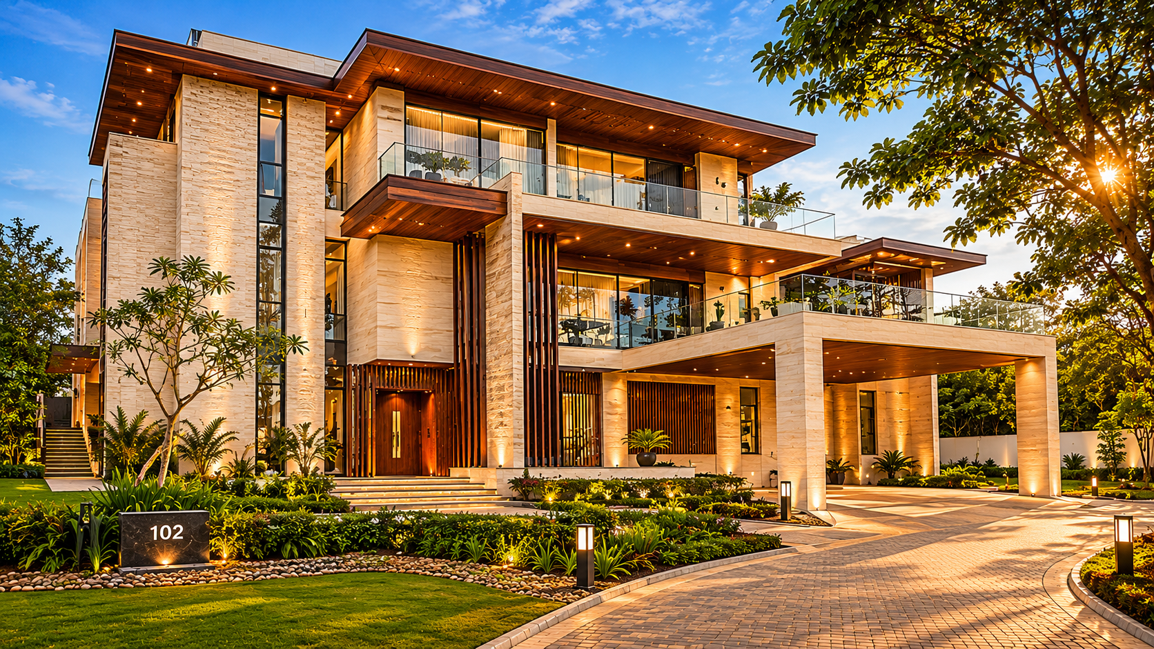 Luxury villa with home elevator planning in Bagalur North Bangalore
