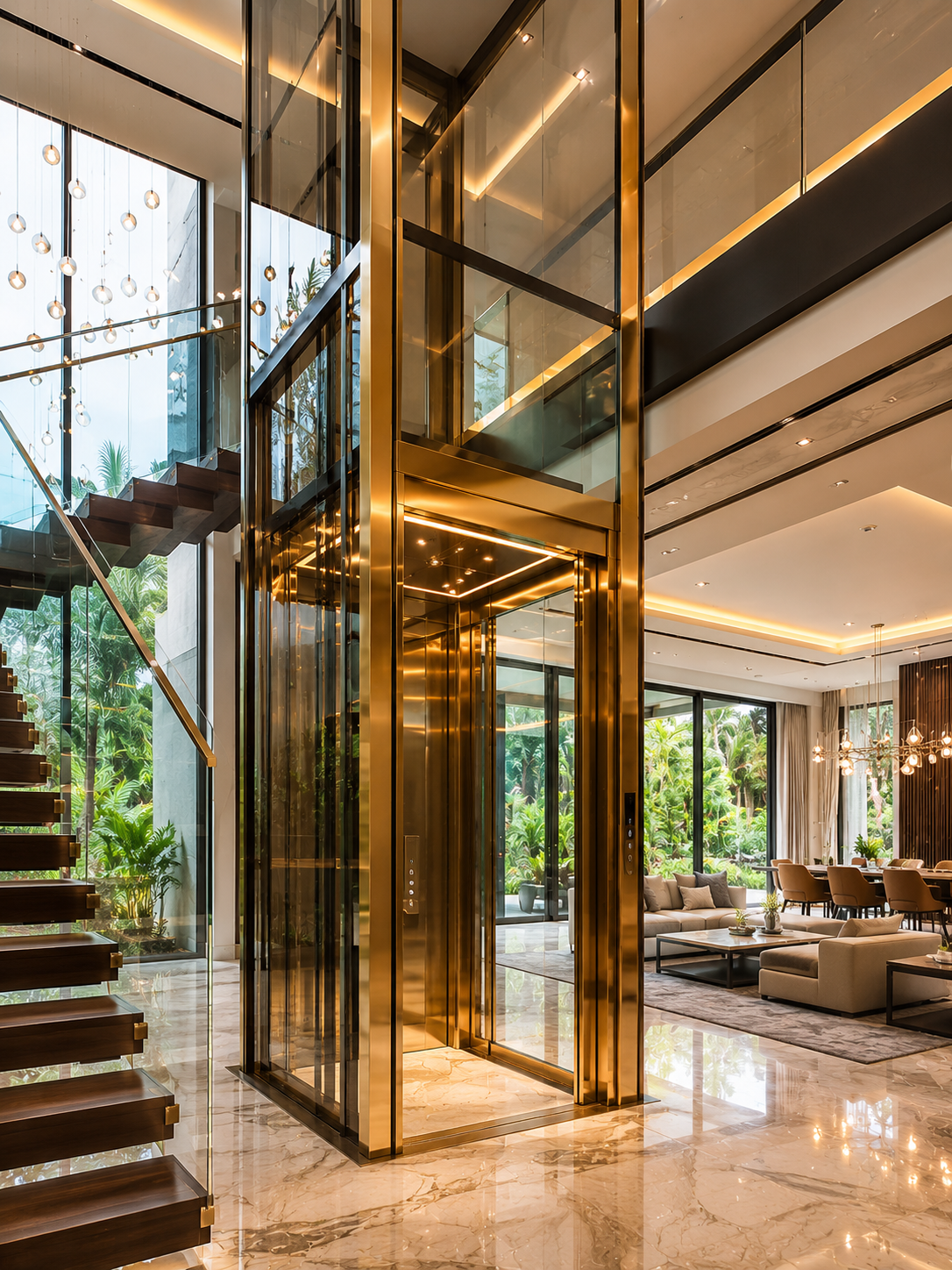 Premium luxury elevator for high end villas in Devanahalli