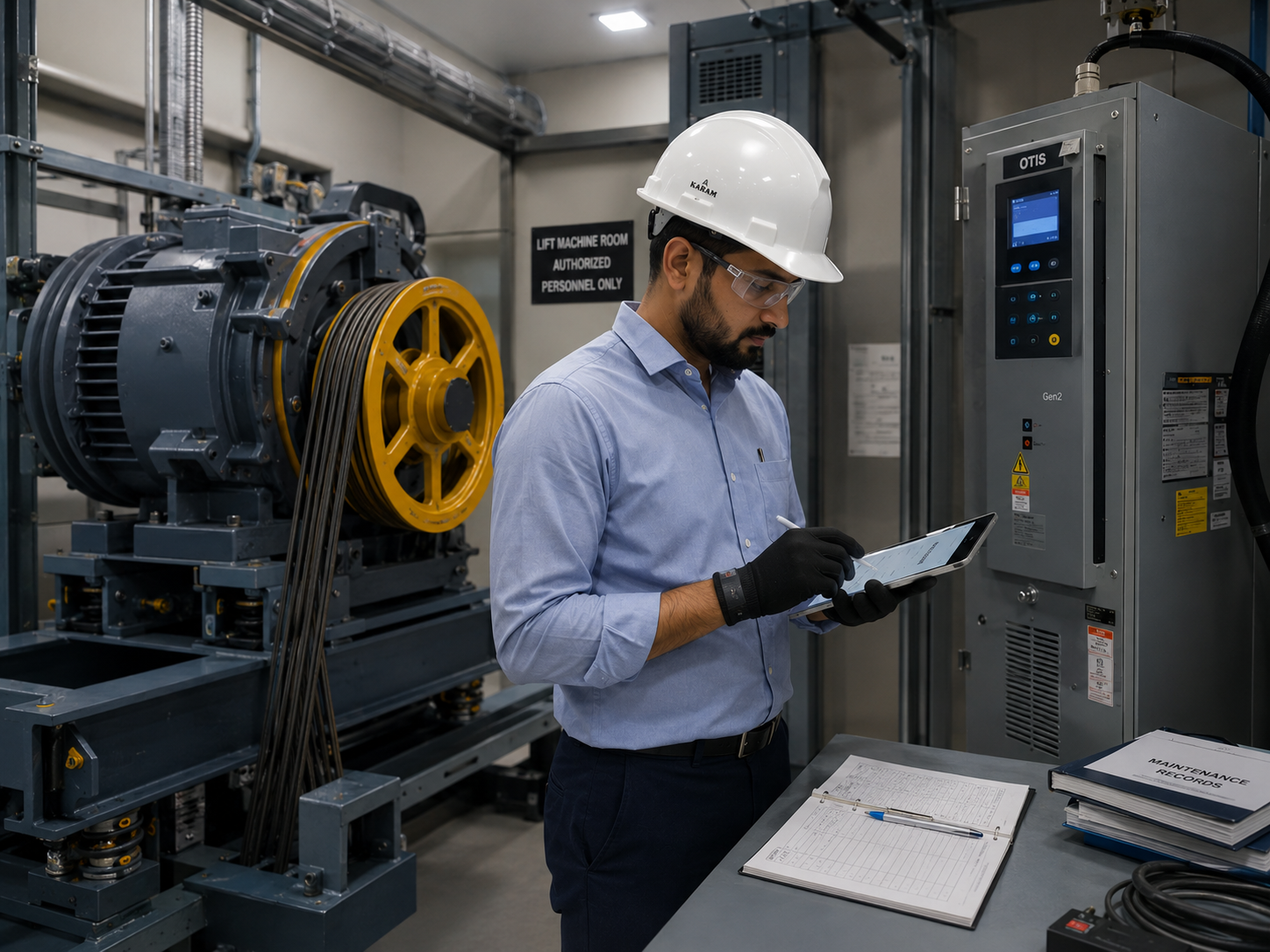 Professional elevator maintenance performance review and reliability assessment
