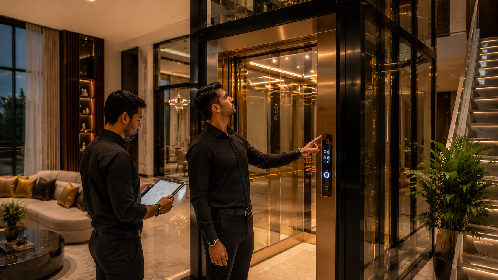 Residential elevator safety inspection and premium home lift safety systems