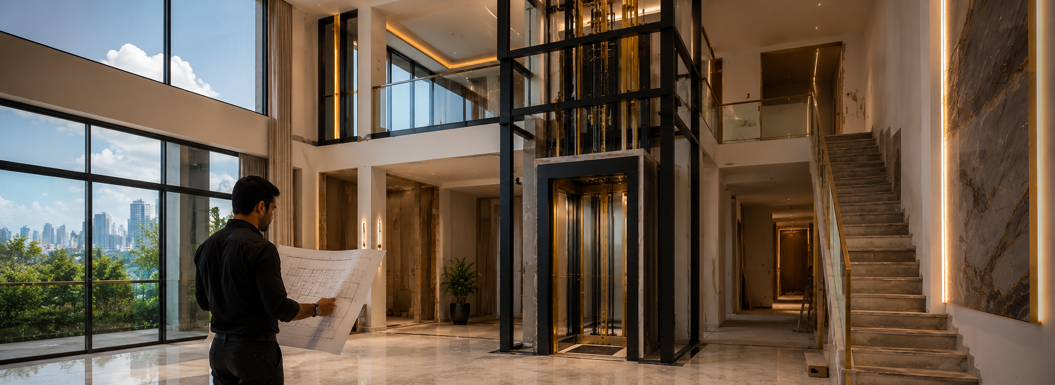 Home elevator cost comparison and investment planning for Bangalore villas