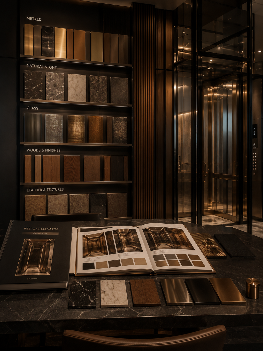 VOLO Spectre Bespoke Custom Luxury Elevator Design Collection