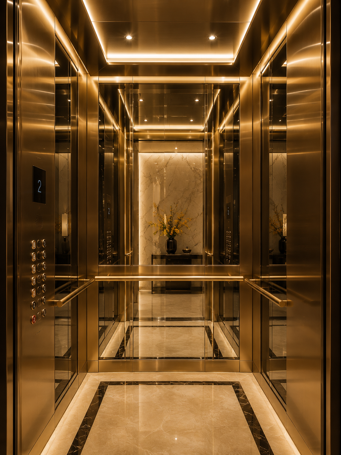 VOLO Spectre Titanium Luxury Residential Elevator Technology