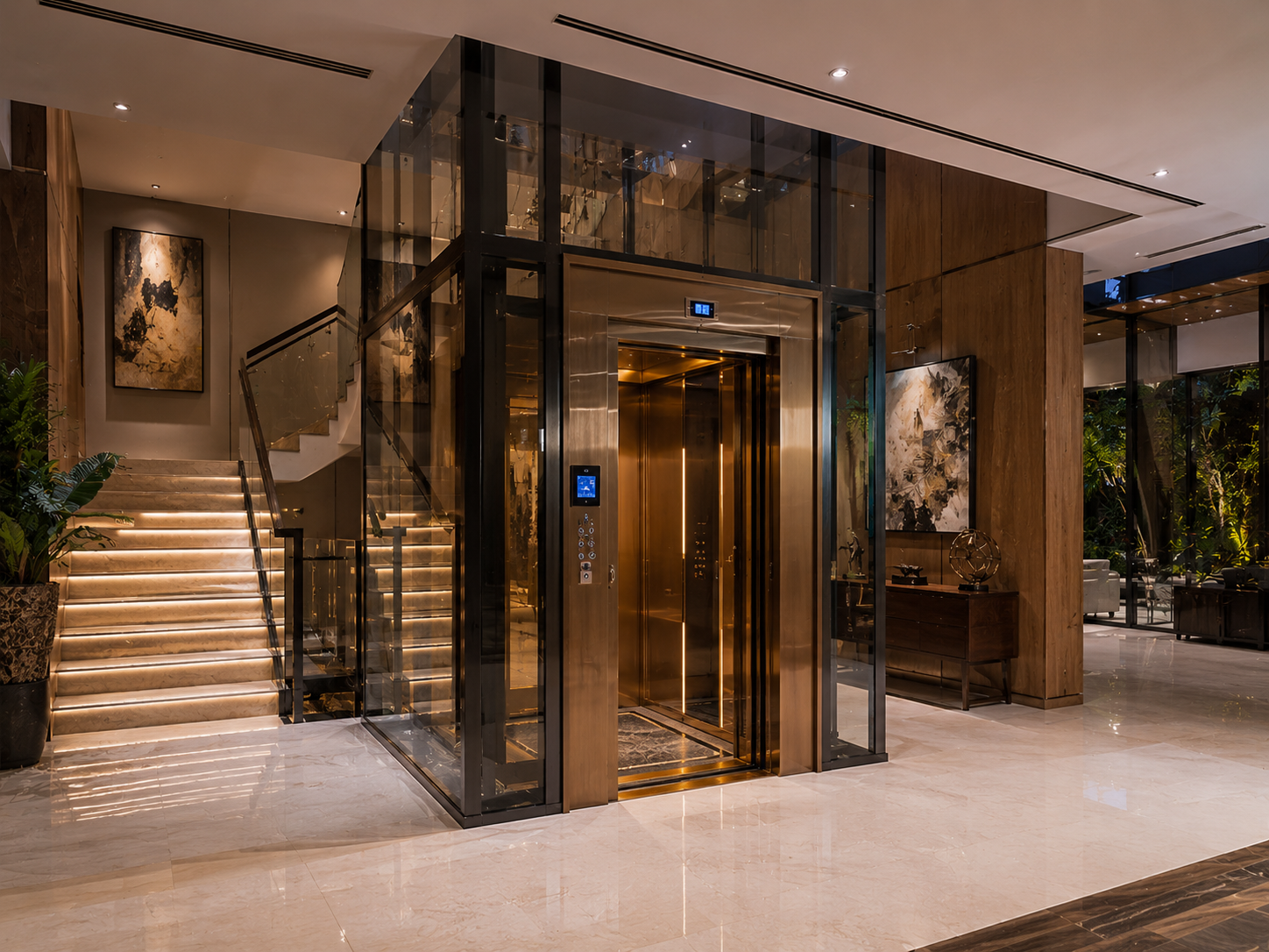 Luxury Home Lift Installation in Premium Residential Villa
