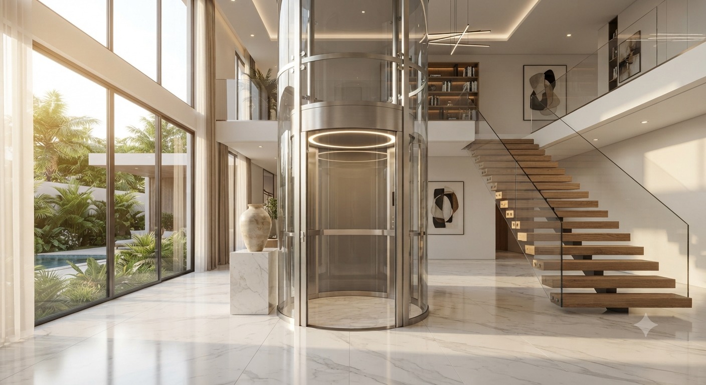 Glass Capsule Home Lift Hyderabad