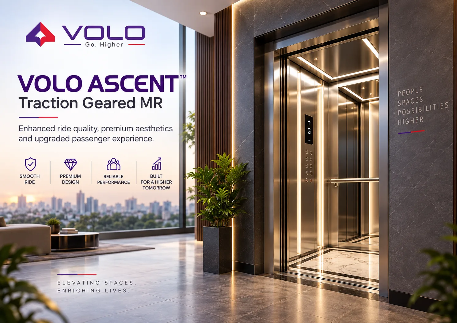 Volo Ascent™ premium residential home lift