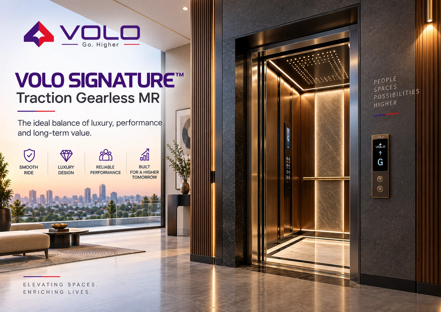 Volo Signature™ premium residential home lift